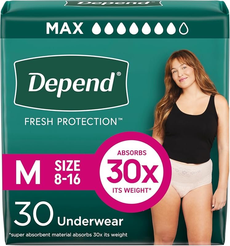 Depend Women's Underwear
