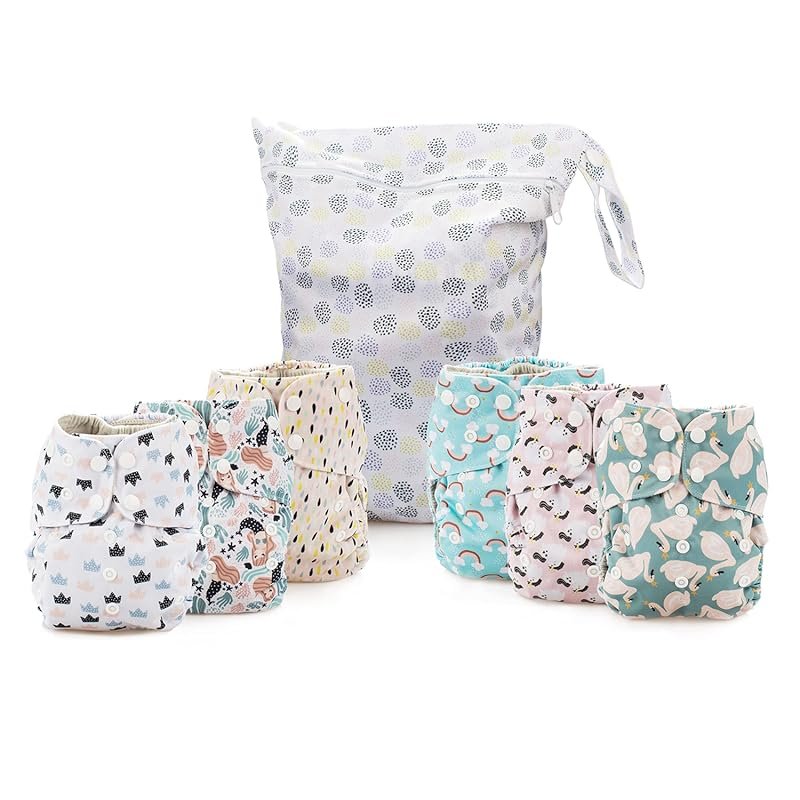 Simple Being Reusable Cloth Diaper Starter Kit One Size Adjustable Wat