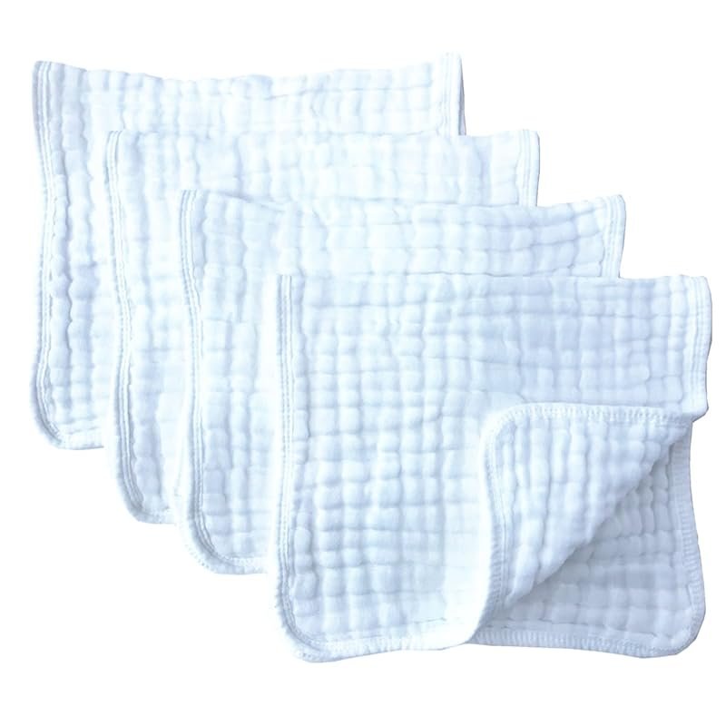 Synrroe Burp Cloths Large, Muslin Burp Cloths for Baby, Extra Absorben