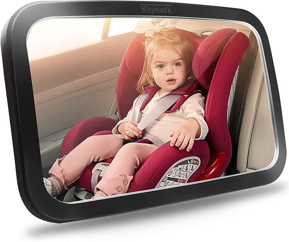 Shynerk Baby Car Mirror for Rear-Facing Infant Seats, Shatterproof, 36