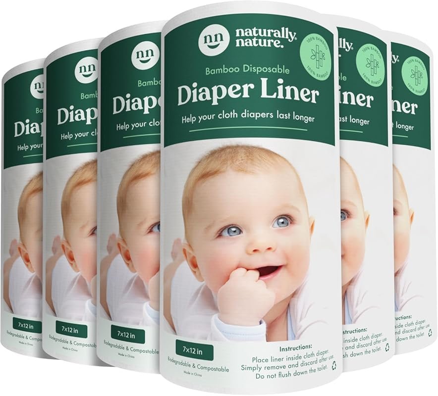 Naturally Nature Disposable Cloth Diaper Liners