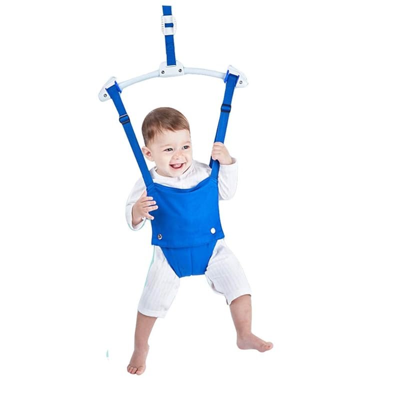 Baby Door Jumper and Bouncer Exerciser with Adjustable Strap and Door 
