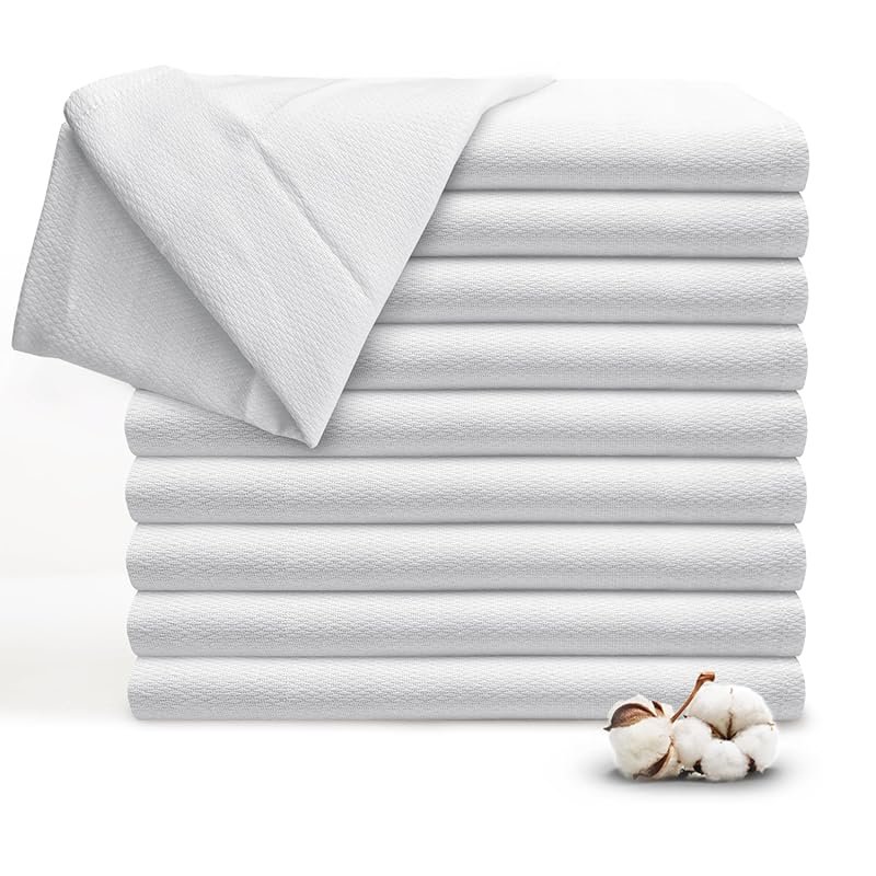 RUVANTI Birdseye Flat Fold Cloth Diapers 10-Pack Extra Large 100 Perce