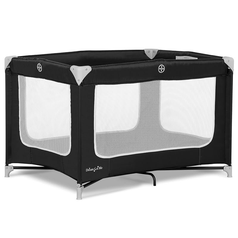 Dream On Me Zodiak Playard: Breathable Mesh, Soft Mattress, Quick Fold