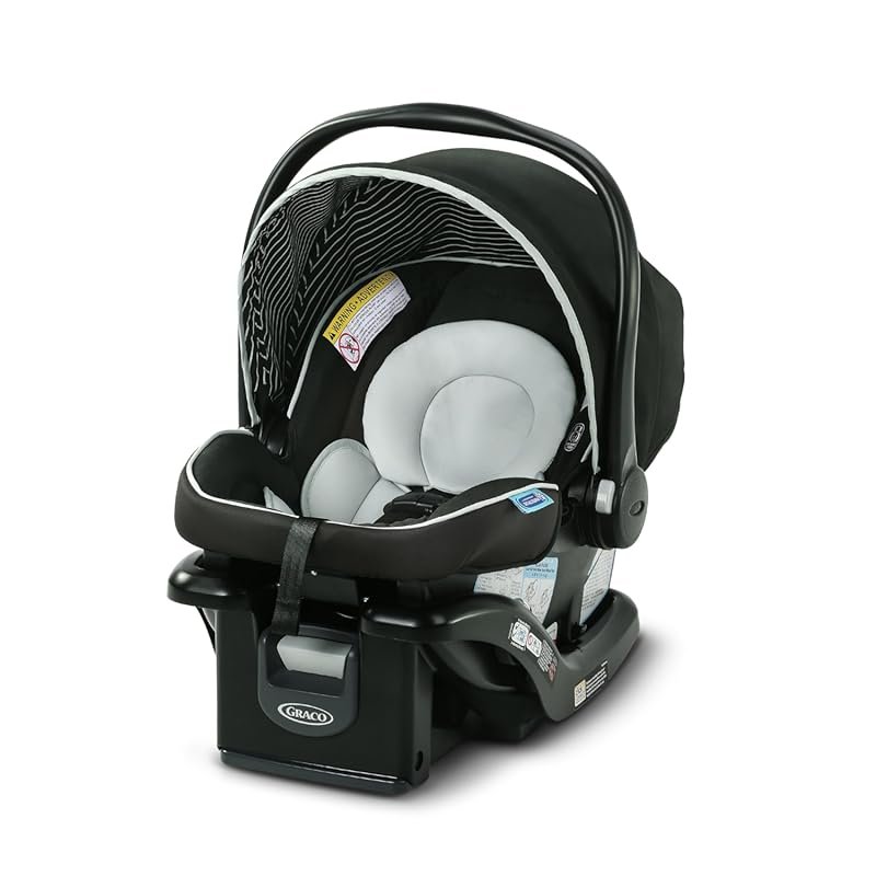 Graco SnugRide Lite LX Infant Baby Car Seat, Lightweight Rear-Facing w