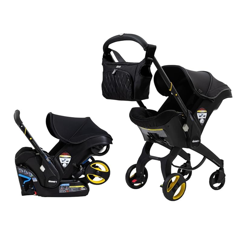 Doona Car Seat and Stroller Midnight Edition All in One Travel System