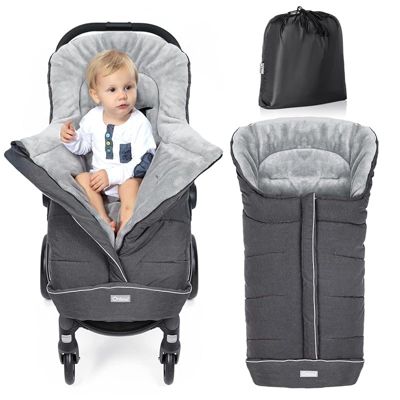 Orzbow Universal Stroller Footmuff is a Water-Repellent Winter Baby Bu