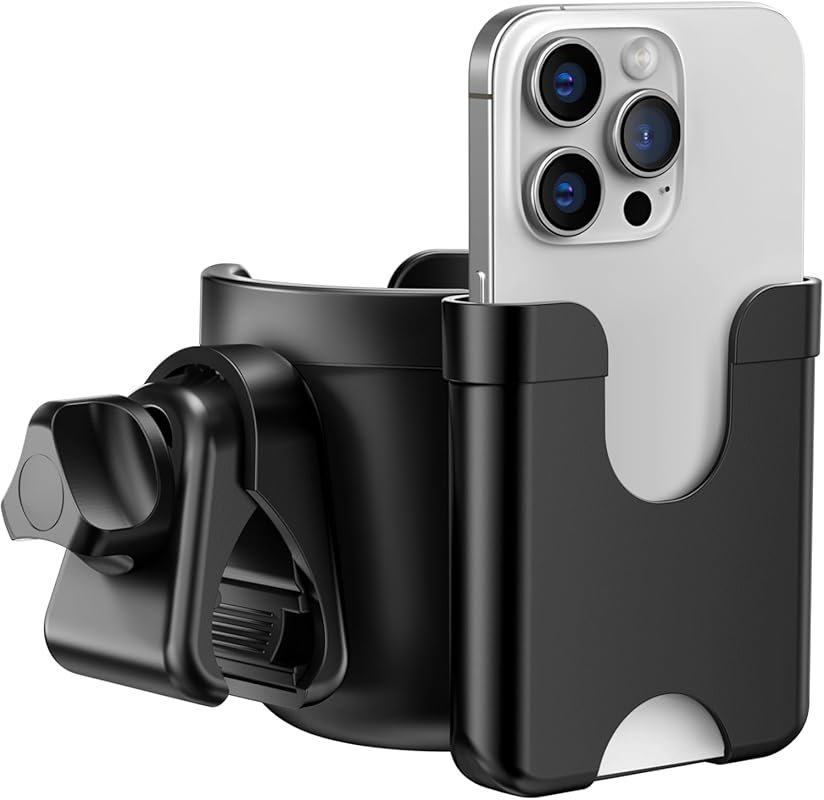 Guiseapue Cup Holder for Walker: Stroller Cup Holder Attachment with P