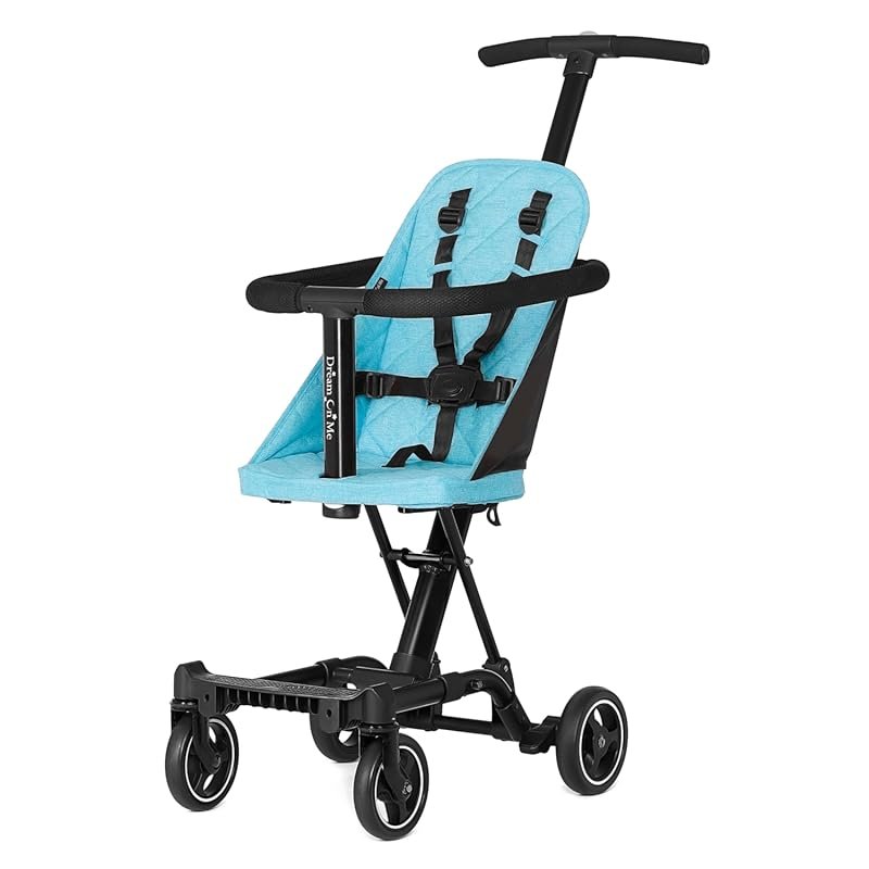 Dream On Me Coast Rider Blue Portable Baby Stroller with Lightweight C