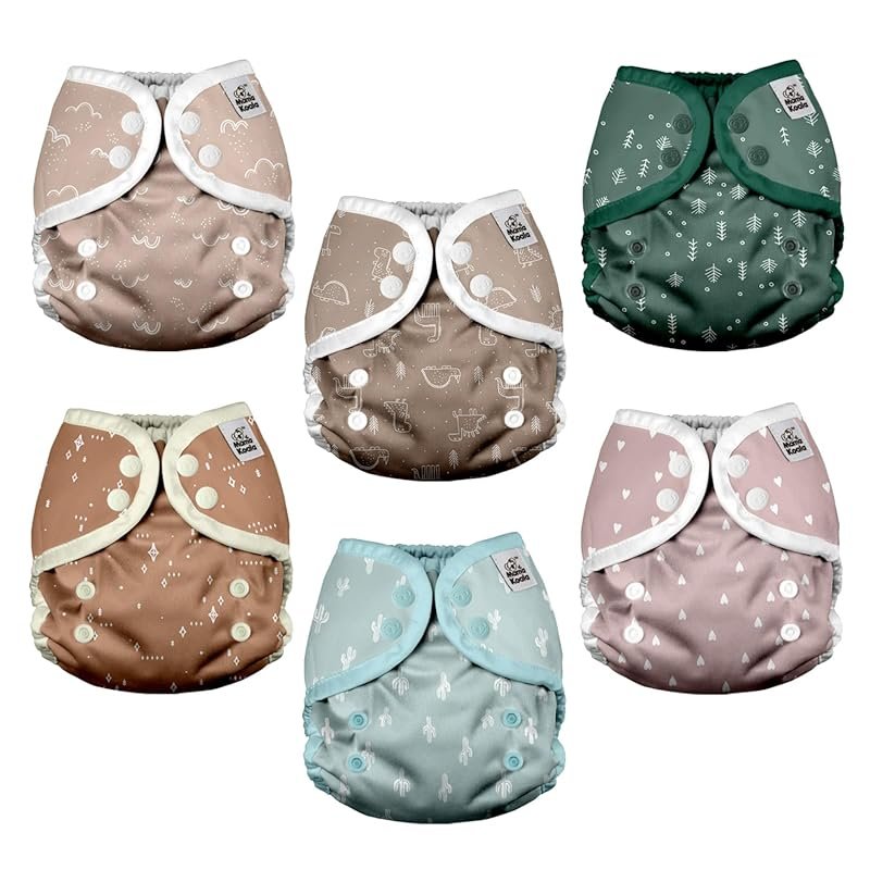 Mama Koala Adjustable Cloth Diaper Covers Size Small, Double Gusset Sn