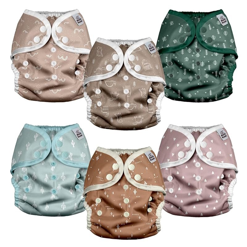 Mama Koala reusable adjustable cloth diaper cover size M with double g