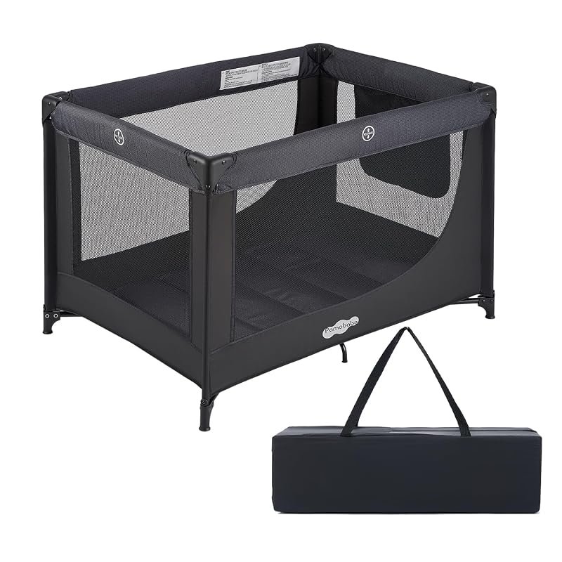Pamo Babe Compact Pack and Play – Lightweight Foldable Travel Playard