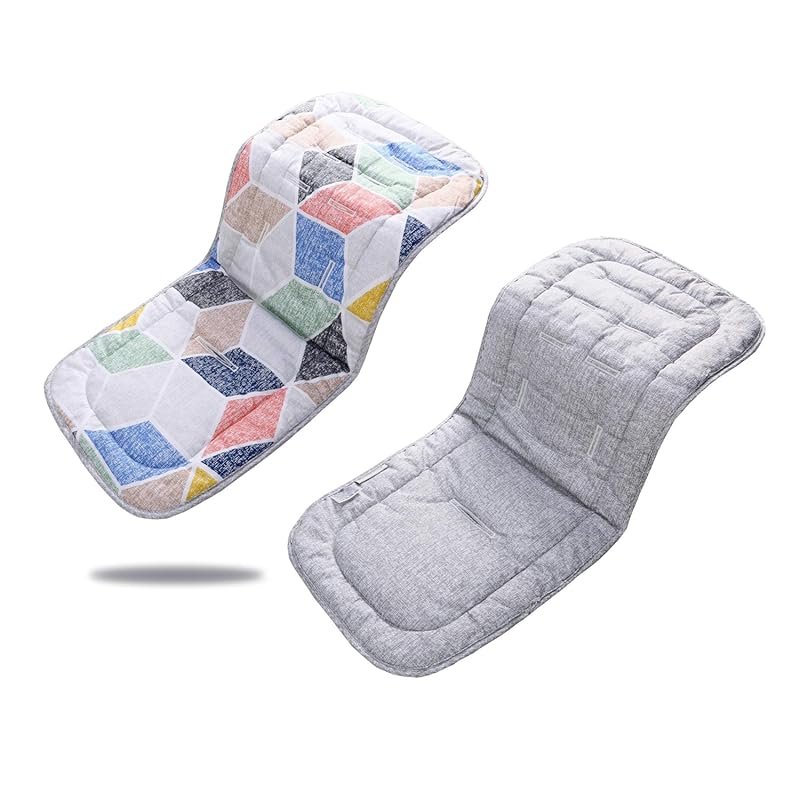 Universal Baby Stroller Cushion: Reversible, Breathable, and Soft Cott