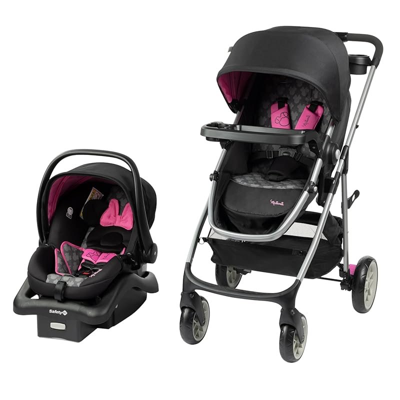 Disney Baby Minnie Mouse Grow and Go Modular Travel System, Simply Min