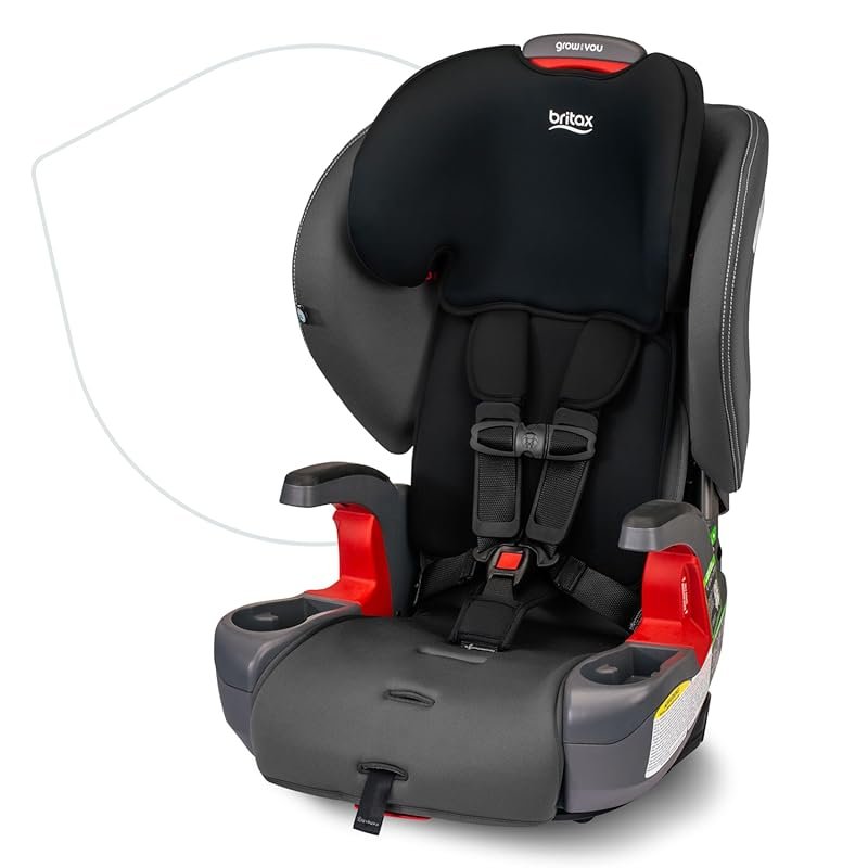 Britax Grow With You Harness-2-Booster Car Seat, 2-in-1 High-Back Boos