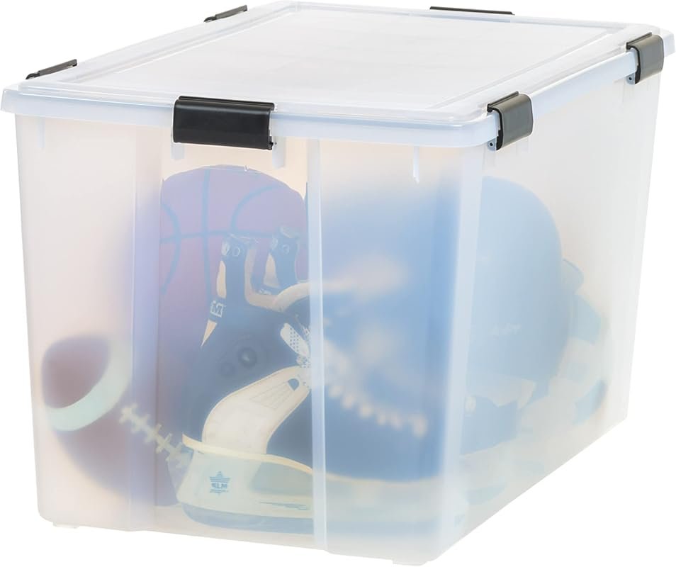 IRIS USA 156 Qt WeatherPro Storage Box Gasket Seal Lid BPA-Free Heavy 