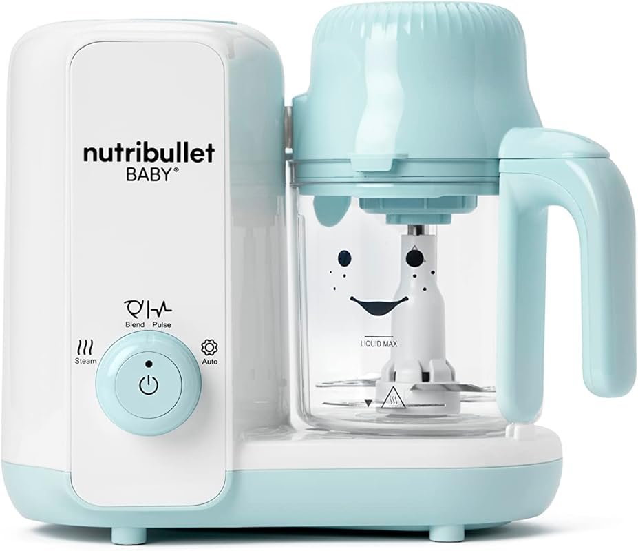 Nutribullet Baby Food Maker with Auto Steam and Blend Function in Whit