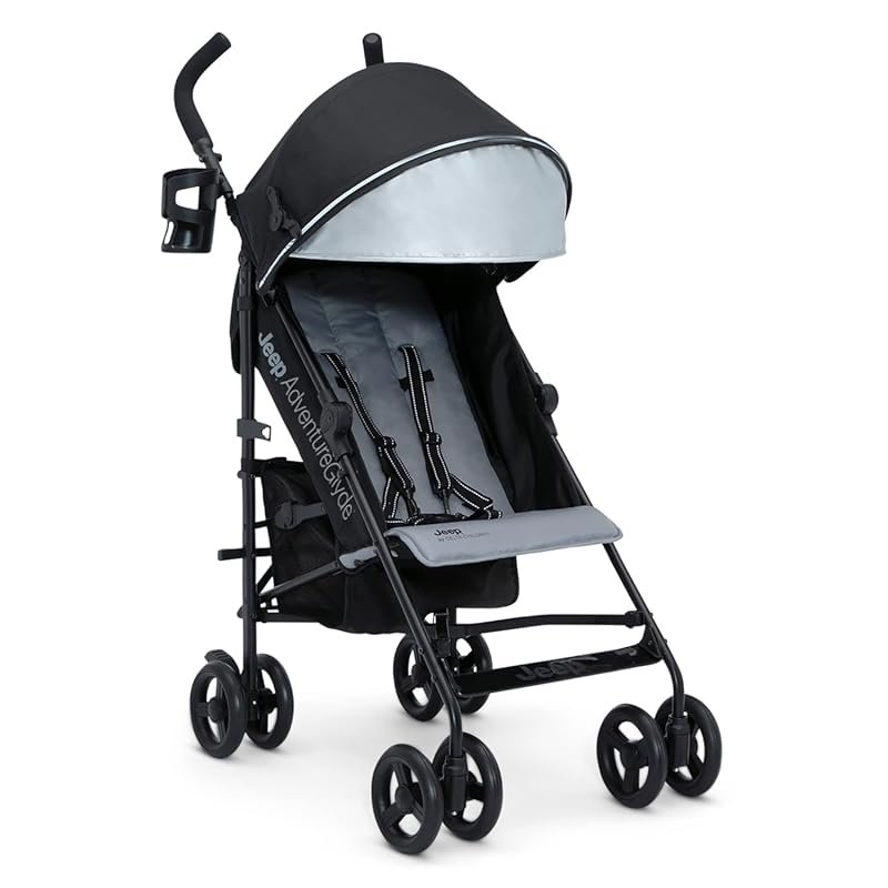 Jeep AdventureGlyde Lightweight Travel Stroller with a Smooth Ride and