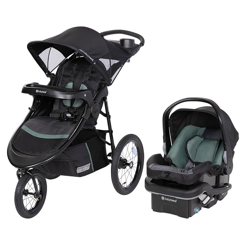 Baby Trend Expedition DLX Jogger Travel System with EZ-Lift Plus Infan