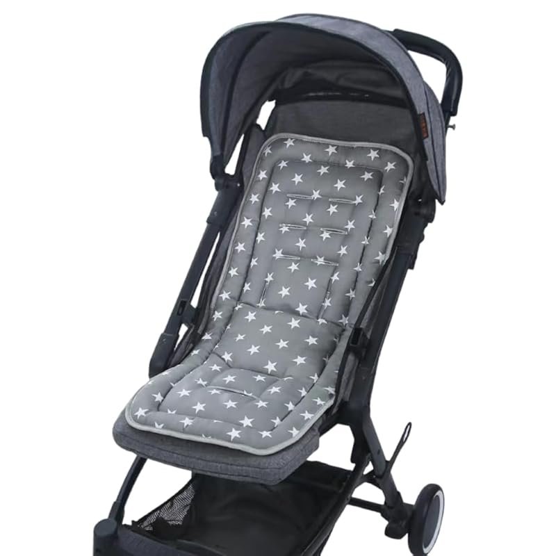 Universal Cotton Baby Stroller Seat Liner: Breathable and Soft with He