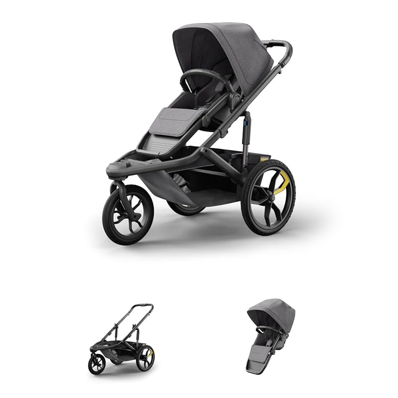 Veer Switch & Jog 3-Wheel All-Terrain Jogging Stroller with Shock Abso