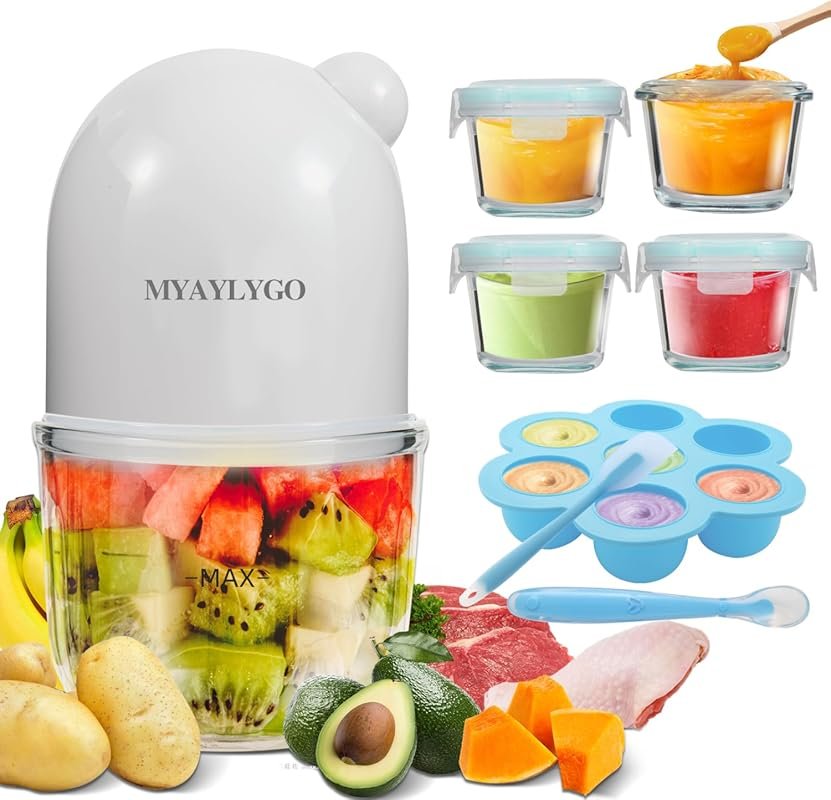 Baby Food Maker and Processor for Blending and Grinding Fruits, Vegeta