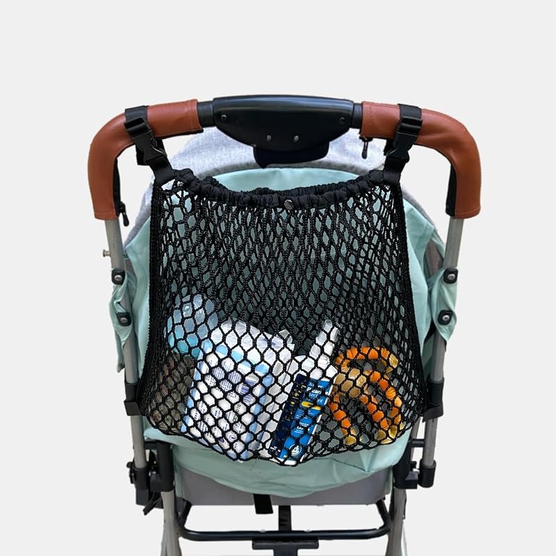 MaPctSy Baby Stroller Organizer Hanging Bag for Golf Cart with Mesh St