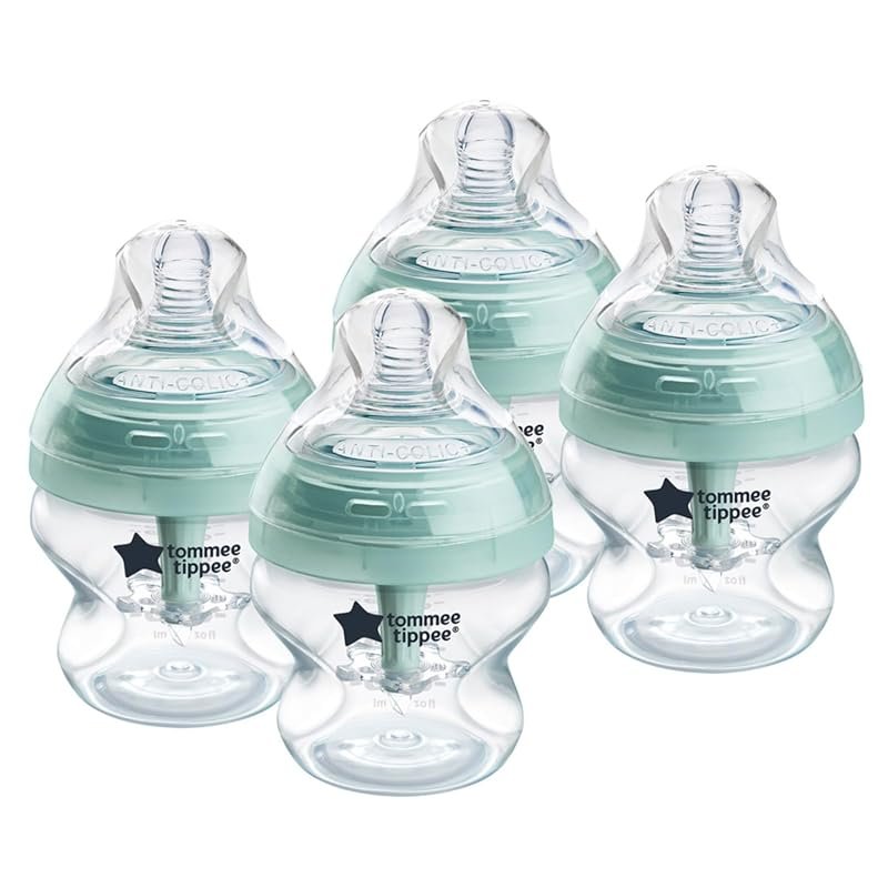 Tommee Tippee Advanced Anti-Colic 5 oz BPA-free Bottles, Slow Flow Bre