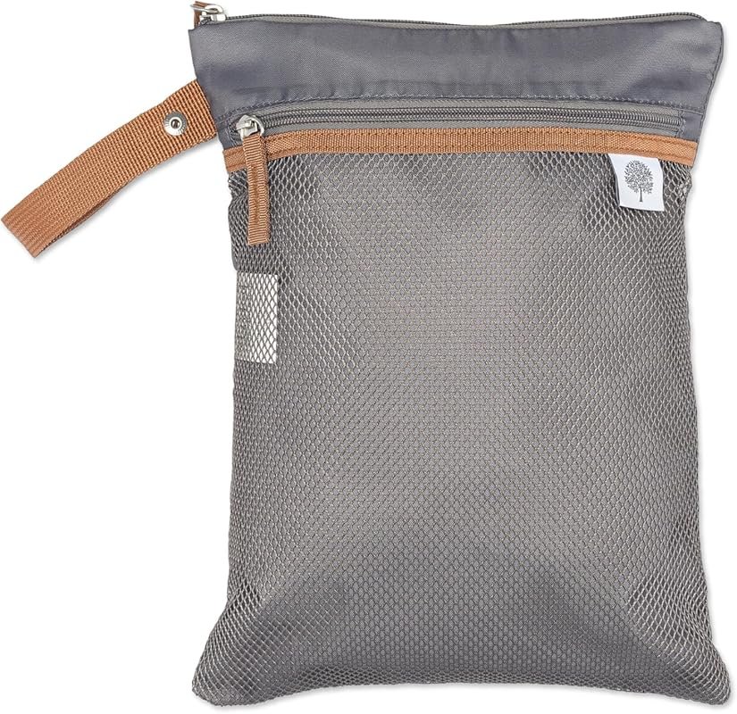 Parker Baby Cloth Diaper Wet Dry Bag Waterproof with Mesh Organizer Zi