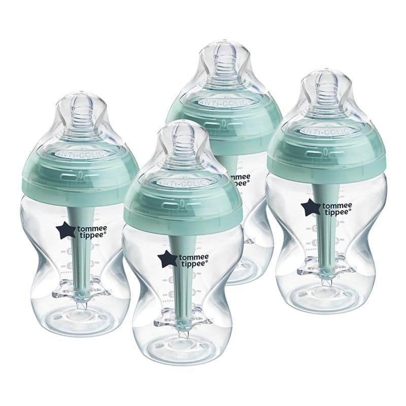 Tommee Tippee Advanced Anti-Colic 9 oz BPA-free Bottles, Slow Flow Bre
