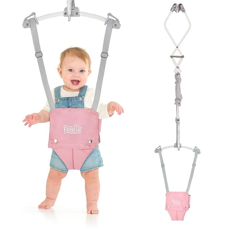 FUNLIO Baby Door Jumper with Door Clamp for Infants 6-24 Months, Adjus