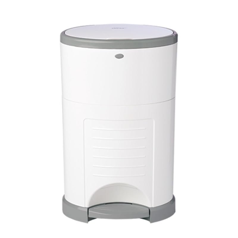 Diaper Dekor EKO Plus Diaper Pail in white, 70% recycled materials, ha