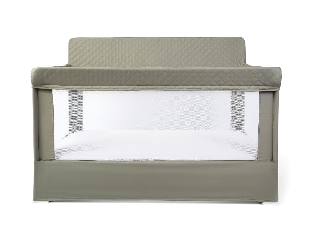 Baby Delight Lunaire Full Size Crib, Breathable Mesh, Tool-Free Assemb