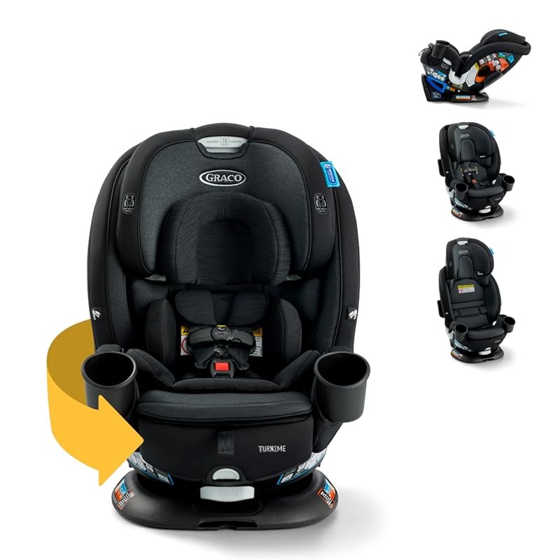 Graco Turn2Me Rotating 3-in-1 Car Seat, Rear-Facing Rotation, Forward 