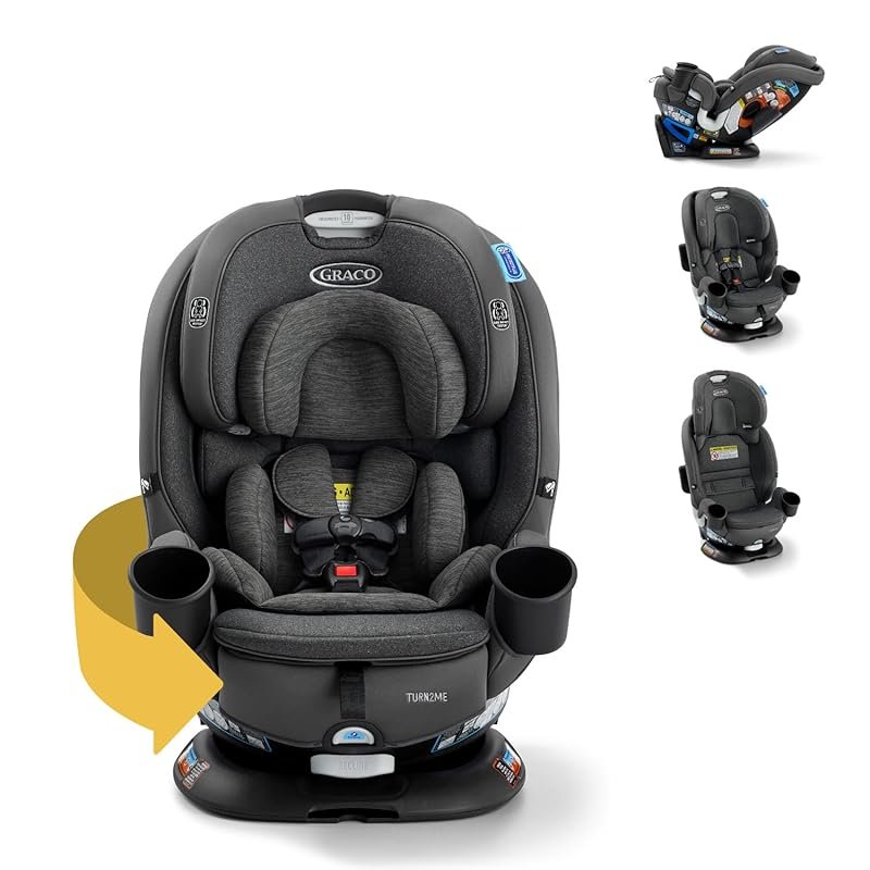 Graco Turn2Me Rotating Convertible Car Seat, Manchester, Rear Rotation