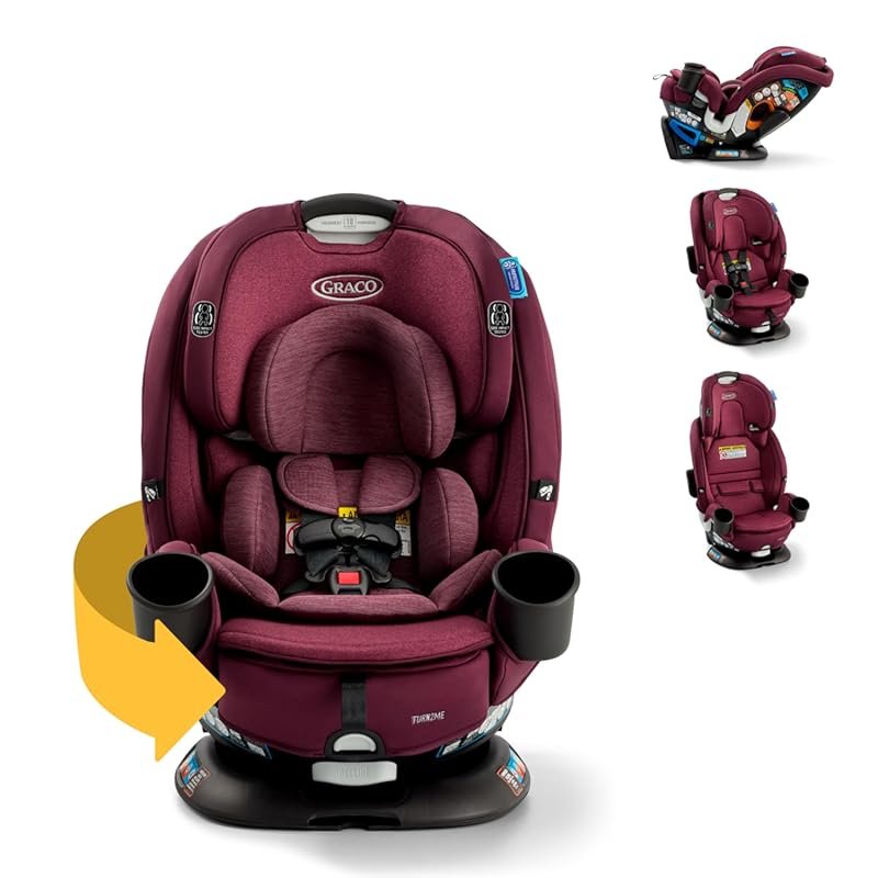 Graco Turn2Me 3-in-1 Rotating Convertible Car Seat, Rear-Facing Rotati