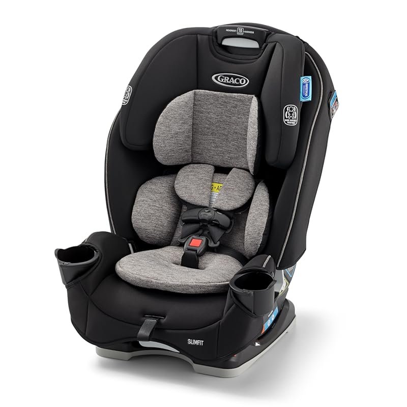 Graco SlimFit Three in One Convertible Car Seat Ultra Space Saving Des