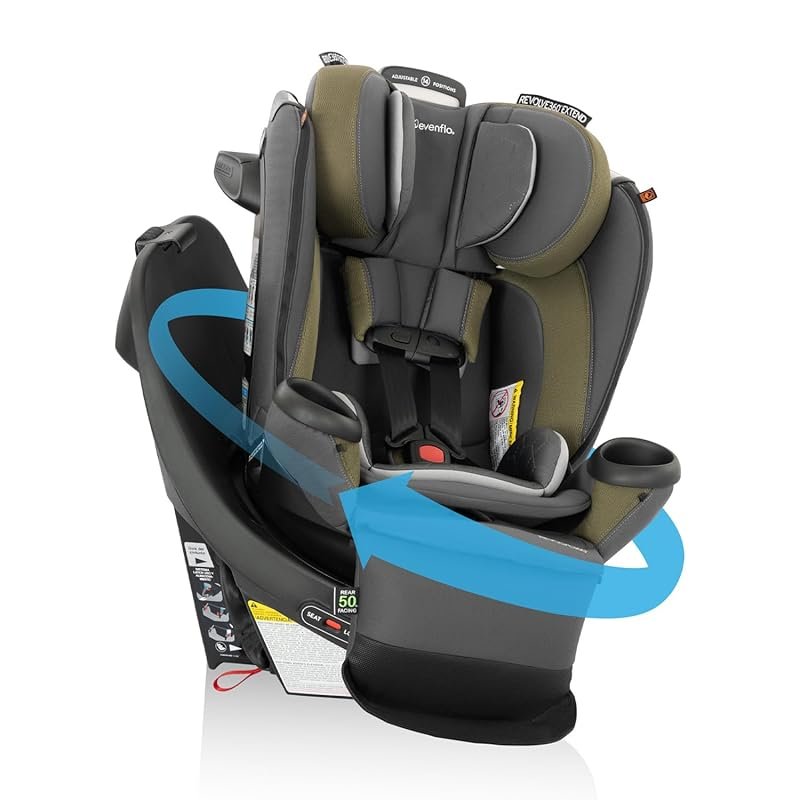 Evenflo Revolve360 Extend Rotating Convertible Car Seat, 360-degree Ro