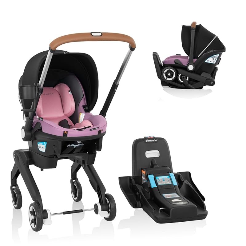 Evenflo Shyft DualRide Infant Car Seat and Stroller Combo for Seamless