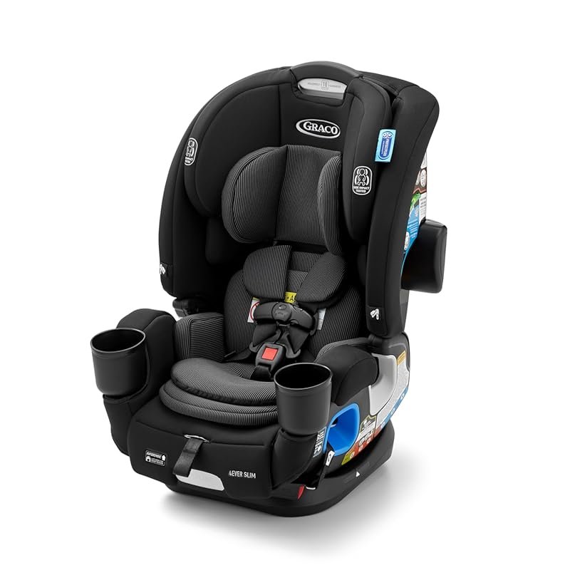 Graco 4Ever DLX Slim 4-in-1 Convertible Car Seat Grows with Child from 9 Months to 4 Years