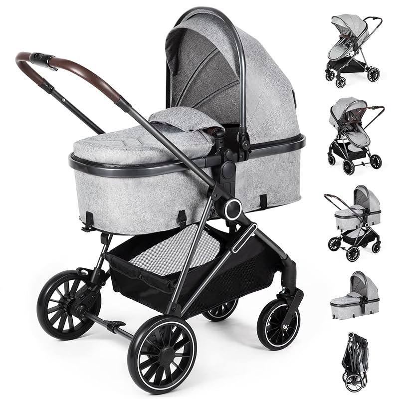 Folding 2-in-1 Baby Stroller