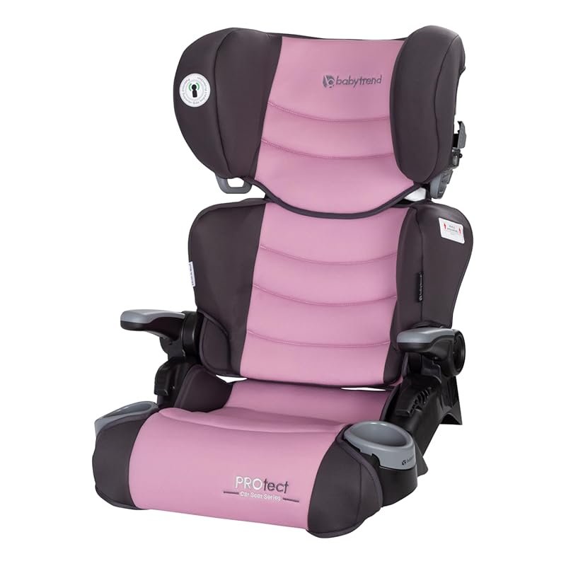 Baby Trend Protect 2-in-1 Folding Booster Seat with Seat Belt Guide, C