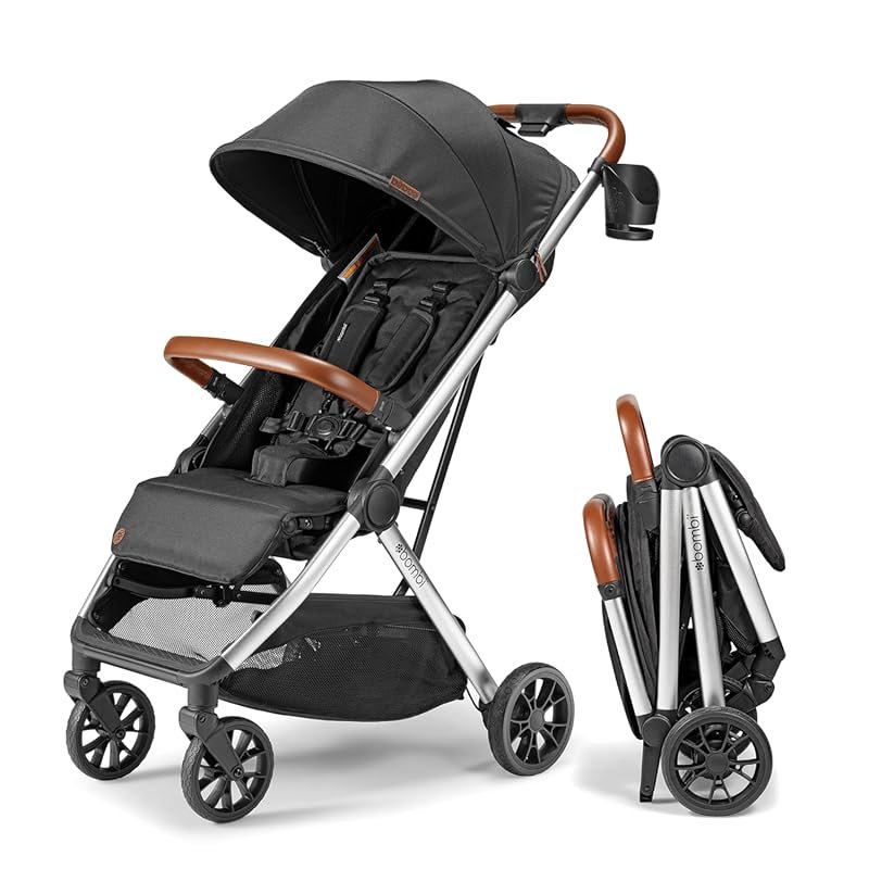 Bombi Bēbee V2 Lightweight Stroller with One-Hand Fold, Infinite Recli
