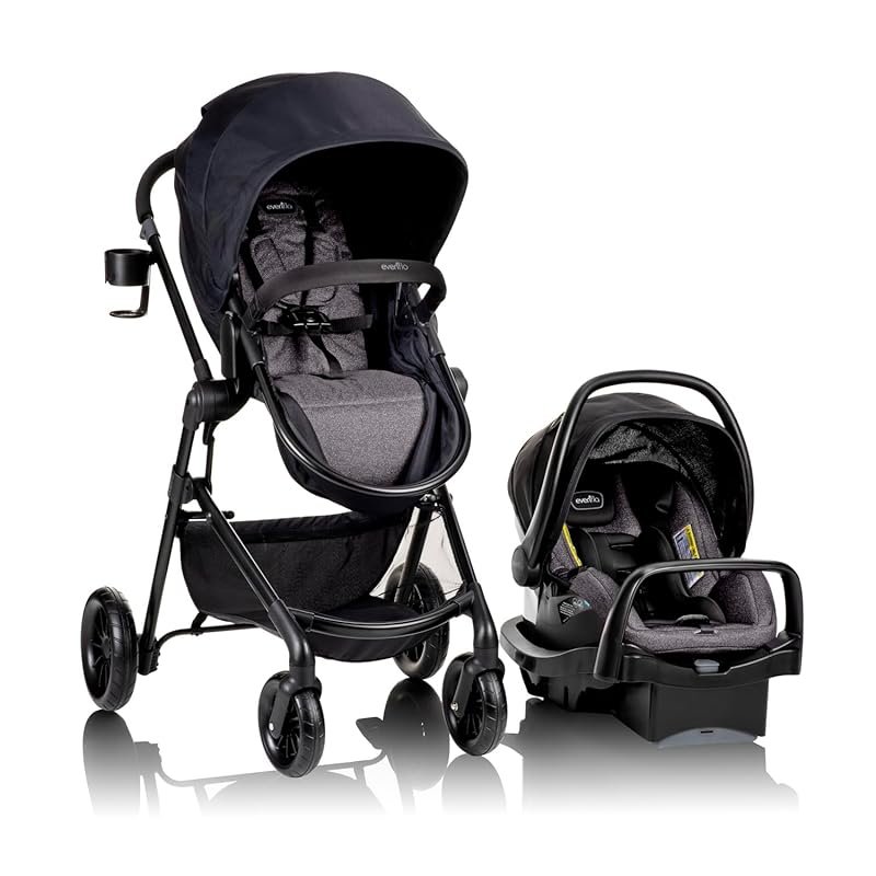 Evenflo Pivot Modular Travel System with LiteMax Infant Car Seat
