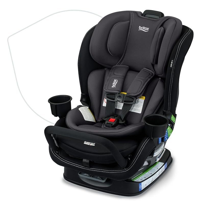 Britax Poplar S Convertible Car Seat, 2-in-1 Slim 17-Inch Design with 