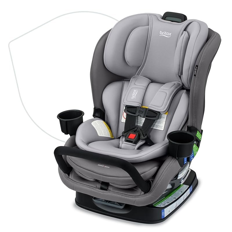 Britax Poplar S Convertible Car Seat, 2-in-1 Slim 17-Inch Design with 