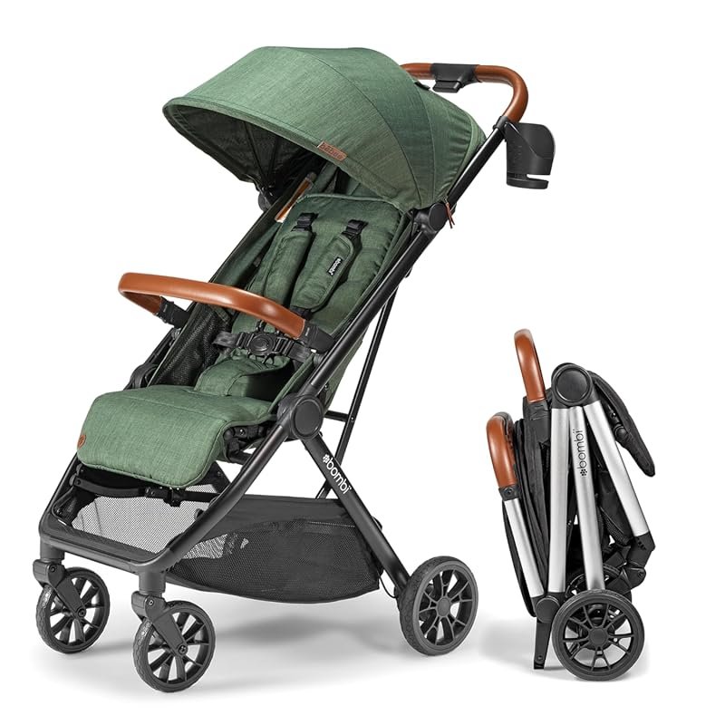 Bombi Bēbee V2 Lightweight Stroller with One-Hand Fold Infinite Reclin