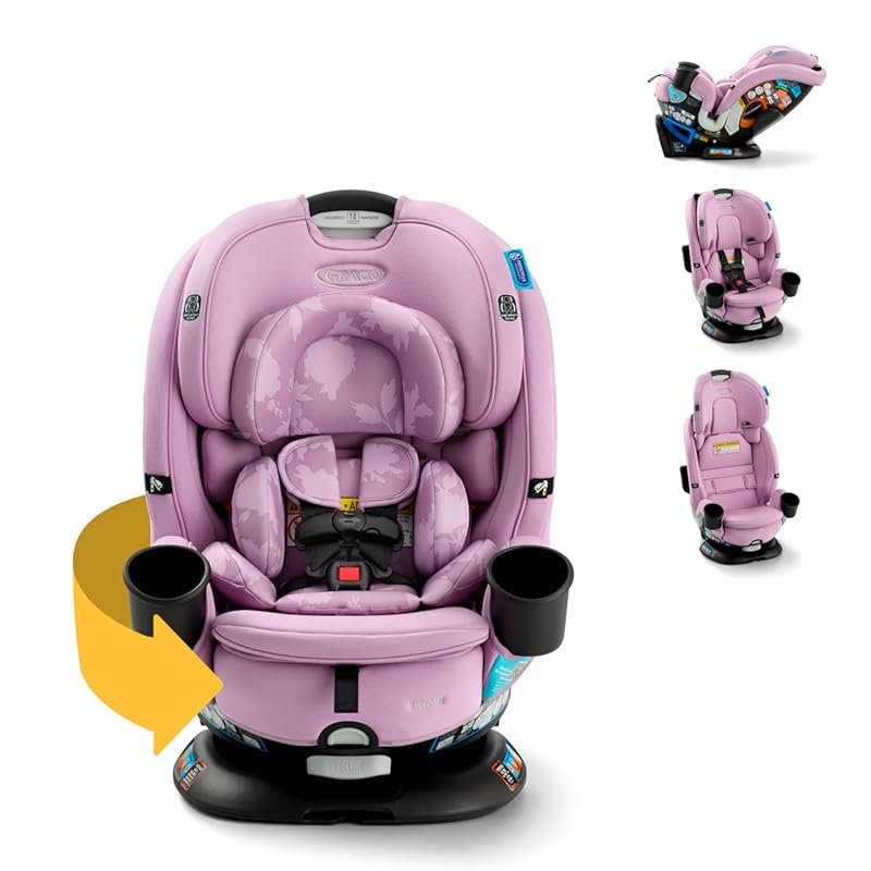 Graco Turn2Me 3-in-1 Rotating Convertible Car Seat, Rear and Forward-F