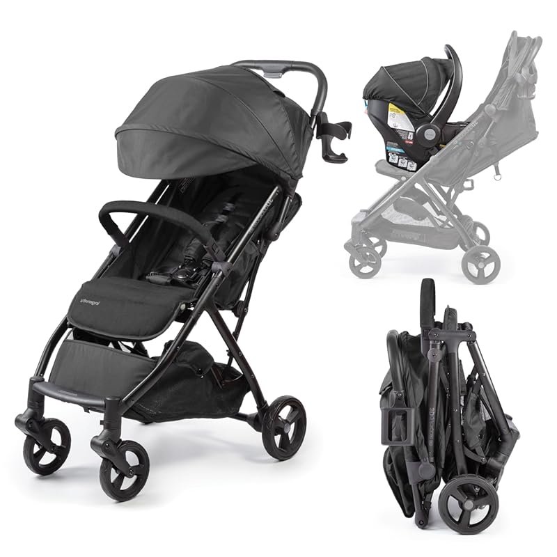 Ingenuity 3Dquickclose CS+ Compact Lightweight Stroller with Oversized