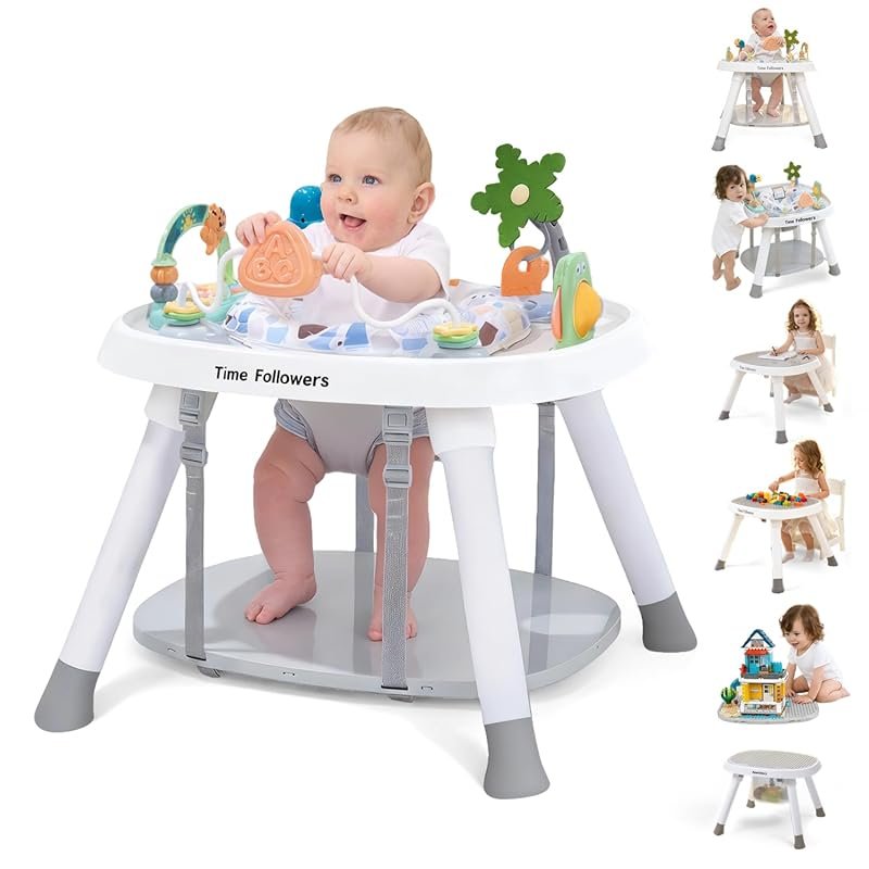 Time Followers 6-in-1 Montessori Inspired Baby Activity Center and Sta